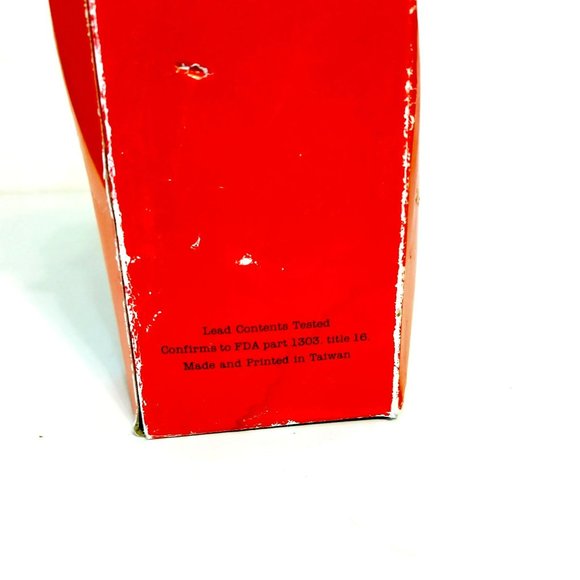 Vintage Pioneer Prairie Bisque Porcelain Doll Christmas Ornament Made in Taiwan - Picture 8 of 9